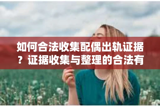 如何合法收集配偶出轨证据？证据收集与整理的合法有效策略