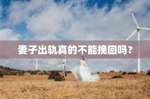 妻子出轨真的不能挽回吗？