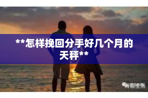 **怎样挽回分手好几个月的天秤**