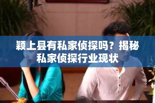 颖上县有私家侦探吗？揭秘私家侦探行业现状
