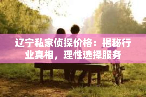 辽宁私家侦探价格：揭秘行业真相，理性选择服务