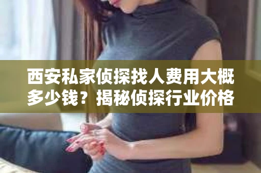 西安私家侦探找人费用大概多少钱？揭秘侦探行业价格之谜