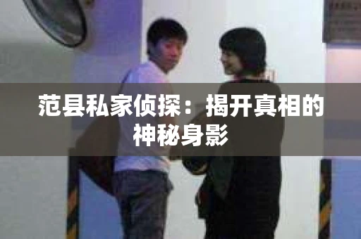 范县私家侦探：揭开真相的神秘身影