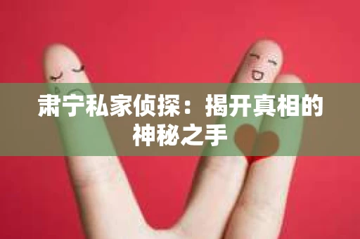 肃宁私家侦探：揭开真相的神秘之手