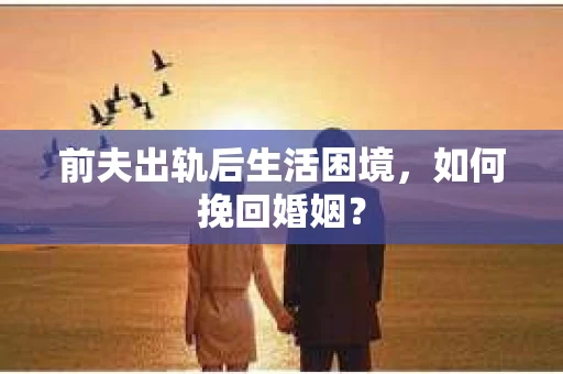 前夫出轨后生活困境，如何挽回婚姻？