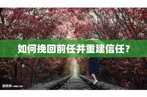 如何挽回前任并重建信任？