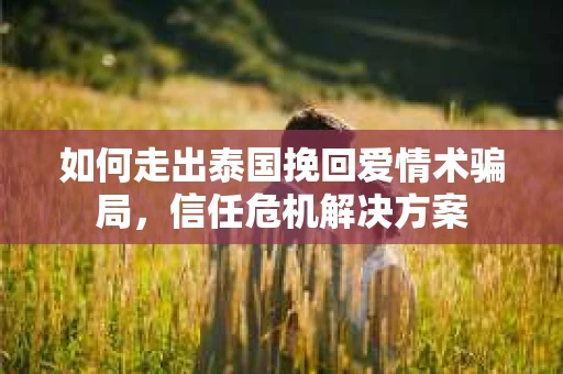如何走出泰国挽回爱情术骗局，信任危机解决方案