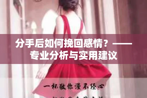 分手后如何挽回感情？——专业分析与实用建议