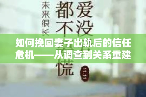 如何挽回妻子出轨后的信任危机——从调查到关系重建的全方位指南