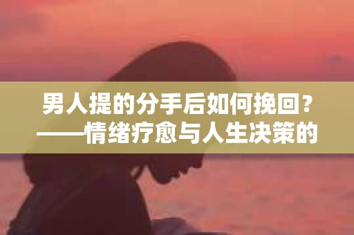 男人提的分手后如何挽回？——情绪疗愈与人生决策的干货指南