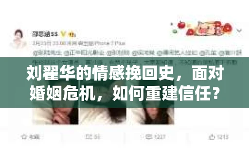 刘翟华的情感挽回史，面对婚姻危机，如何重建信任？