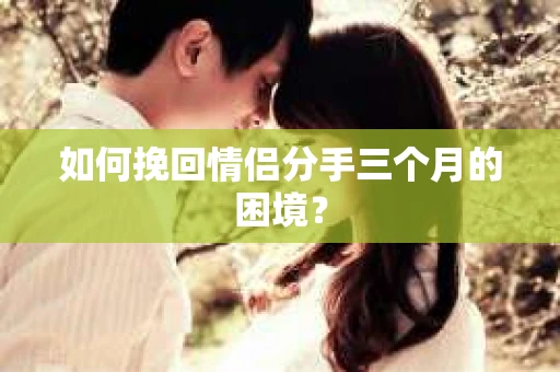 如何挽回情侣分手三个月的困境？